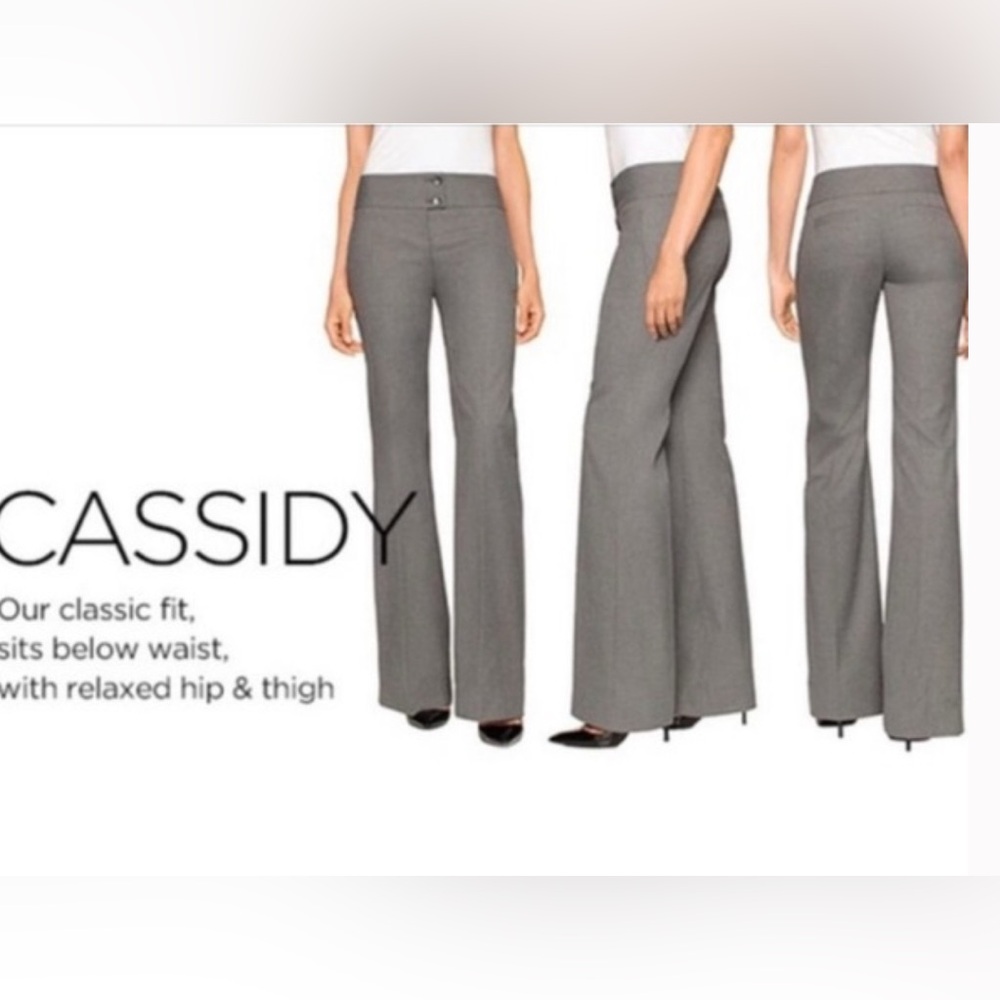 The Limited Collection Cassidy Fit Bootcut 12S Pants Grey Business Work Office